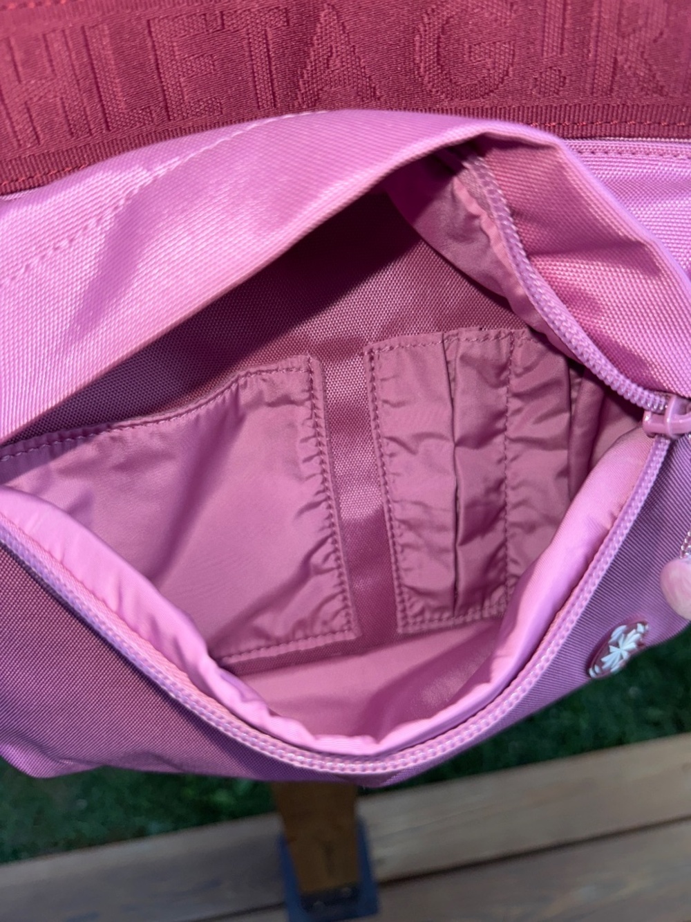Athleta Girl $65 Limitless Backpack Color Maritima Pink - Picture 9 of 14